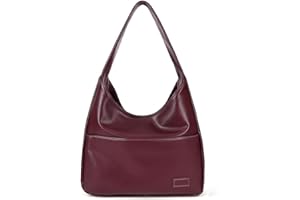 AiNinXun Borsa Hobo Donna Borsa a Spalla Borse in Pelle Tote Bag Grandi Borse Università Donna Borsa a Mano Vintage Pelle Borsa Tracolla Hobo Bag Borsa Tote per Shopper Lavoro Ufficio Università