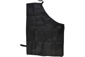 Zhanhai Borsa universale per soffiatore per foglie, per giardino, prato, cortile, trituratore, borsa di ricambio per foglie, impermeabile, grande capacità, per raccogliere foglie (nero)