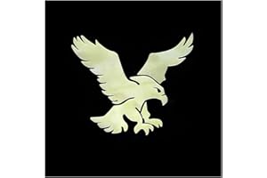 INLAYSTICKERS Inlay Sticker for Guitars & Bass - Jerry Garcia (Grateful Dead) Eagle - White Pearl,B-189GA-WT