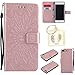 Produktbild für Iphone 7 Plus (5,5") Geprägte Muster Handy PU Leder Silikon Schutzhülle Handy case Book Style Portemonnaie Design für Apple Iphone7 Plus (5,5") + Schlüsselanhänger2W (1)