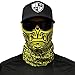 Produktbild A.S.98 SA Fishing Company Face Shield Sturmhaube Bandana Gesichtsmaske Halstuch Ski Motorrad Paintball Halloween Maske (Polynesian Tribal Gelb)