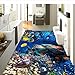 Produktbild sasdasld Benutzerdefinierte Fototapeten 3D Turtles Tropical Fish Coral 3D Bodenfliesen Gemälde Wandbilder Kinder Schlafzimmer Wohnzimmer Vinyltapeten-400cmx280cm/(157X110in)