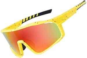 OKH Ciclismo Gafas de Sol Polarizadas para Hombres Mujeres Gafas para Deportes al Aire Libre Protección UV400 para Conducir Pescar Montaña