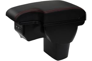 YJYWZH Accoudoir pour Nissan Juke Accoudoirs Console de Voiture Boîte de Rangement Deux Compartiments Aucune Installation Requise