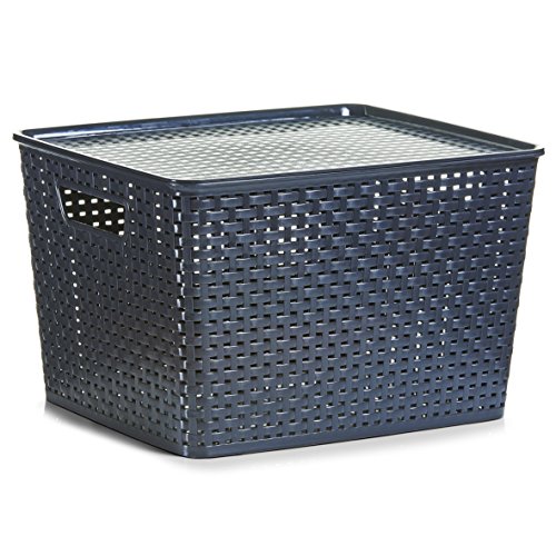 Preisvergleich Produktbild Zeller 13107 Stapelbox mit Deckel, Kunststoff, grau