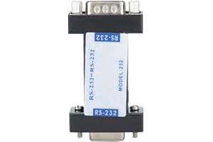 TANGXI Isolatore ottico convertitore da RS232 a 232 Isolatore ottico 2500V continuo/7500V Fotoelettrico Isolatore ottico 0--57600BPS Isolatore elettrico ottico con connettore DB9 per standard EIA/TIA RS232 e