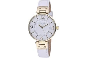 Anne Klein Women's Leather Strap Watch