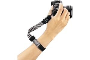 PROfezzion Pasek do aparatu, lustrzanka DSLR lustrzanka bezlusterkowa pasek na nadgarstek zapobiegający upadkowi do Canon dla Sony do Nikon dla Fujiflim dla Panasonic