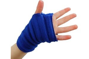 Anna Falcke Kids fingerless gloves | thermal unisex toddlers hand warmer with thumbhole (1-3yrs)