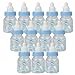 VORCOOL 12pcs Feeder Style Candy Bottle Gift Box Baby Shower Favors (Blue)