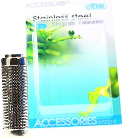 ISTA Stainless Steel Metal Filter Strainer Pipe for Aquarium Fishtank Water Tube Hose (12mm or 16mm) (for 16mm pipe)