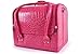 NEW Watermelon Pink Beauty Box Cosmetic Make Up Vanity Saloon Case