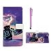 Produktbild Samsung Galaxy A7 (2015) Hülle Handytasche, MUTOUREN 2 in 1 Zubehör für Samsung Galaxy A7 (2015) Slim PU Tasche Klapp Flip Folding Magnetisch PU Leder Flip Cover Tasche mit Kartensteckplatz Brieftasche Hinterschale Kartenschlitz + Metall Stift Stylus - Feuerzeug und Liebe