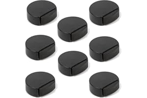 POMOLINE 8 Un. TOPE Puerta madera lacada negro 45x42x16MM con Adhesivo para suelo