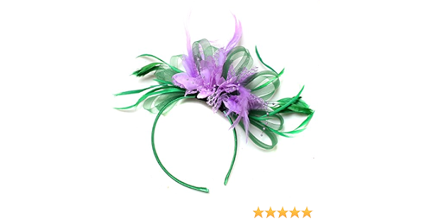 Lilac Purple Fascinator Headband 