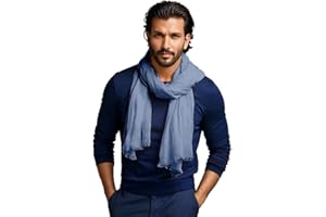 creazioni unique Sciarpa Uomo in Fibra di Bamboo Primavera Estate MADE IN ITALY - Foulard Sciarpa Uomo Leggera e Traspirante