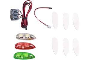 Nobrands Drone Light 3PCS RC Fix Wing Wireless LED Light per RC Fix Wing Aircraft Airplane Helicopter
