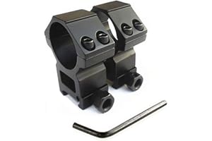 HWZ 1"/30mm Dovetail Scope Mount Rings Medium Profile for 11mm/20mm Dovetail Picatinny Weaver (2 Pieces)