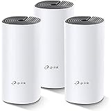 TP-Link Deco M4 Mesh System (3-pack), AC1200 Dual Band Router (räckvidd upp till 370 m², perfekt för stora hus med flera enhe