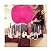 KEDSUM Makeup Brush Cleaning Mats,Makeup Brush Cleaner with 1 Apple Shaded Large Mat,1 Heart Shaped Small Mat and 1 Makeup Sponge, Portable Washing Tool Silicone Brush Cosmetic Brush Cleaning Set of 3 (Rose)