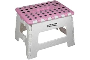 MIK FUNSHOPPING Puhlmann Klapp-Hocker Miss Daisy - grau/pink