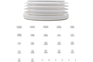 KEAY VITAL PARTS 13mm Plastic End Caps, White Tube Inserts, Pack of 4 (See Second Image for Ordering Guide) - Made in Germany