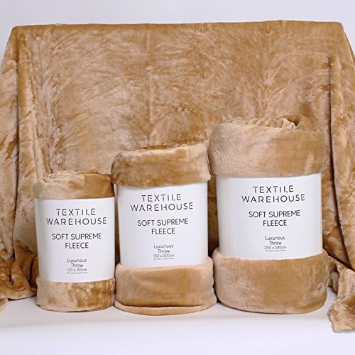 120 x 150 Mink Soft Supreme Silky Plush Mink Faux Fur Throw Fleece Blanket