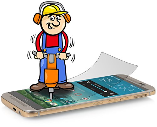 StilGut Displayschutzfolie Panzerglas für HTC One M9 (2er-Pack) - 5