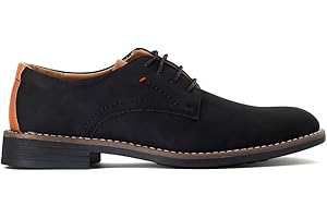 MaxMady Zapatos Casual Hombre con Punta Redonda Cordones