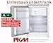 Produktbild PKM Unterbaukühlschrank mit Gefrierfach Nutzinhalt 83 Liter / A+ / 50cm Breit / automatische Abtauung im Kühlteil / weiß / Kühl-Gefrier-Kombination Unterbau Kühlschrank