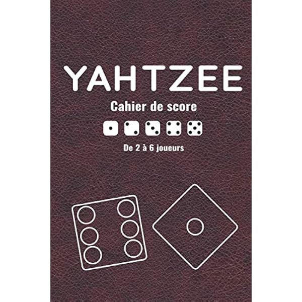 Pack De 2 Blocs De Score Pour Yam's – 80 Feuilles Détachables, 10x14 Cm – Avec Carte Offerte