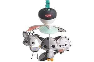 Tiny Love 3 w 1 muzyczna karuzela do łóżeczka, karuzela do wózka, uniwersalne zastosowanie dzięki 3 opcjom mocowania, 5 melodii, 30 minut odtwarzania muzyki, od urodzenia, Magical Tales