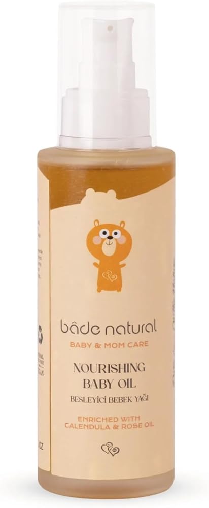 Bade Natural Gül, Lavanta & Badem Yağlı Doğal Bebek Yağı 100 ml