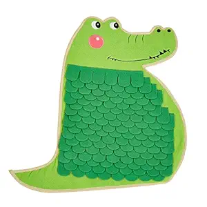 Barkbutler x Fofos Snuffle Mat - Crocodile, Green | for All Dogs | Interactive Puzzle Toy | Machine Washable | Anti Slip Base | Soft Fleece Fabric | Releases Stress and Excess Energy