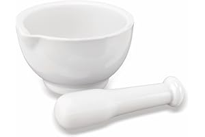 EDM Alpina Mörser Stößel, weiß Mörser Stößel, weiß 11x6,5 cm