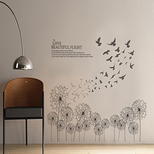 Deco-Designs Wandtattoo "Pustblume" DDS 336
