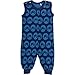 Fred's World by Green Cotton Baby Boys Tractor romper Footies, Blue (marine 019395301), 9 - 12 Months