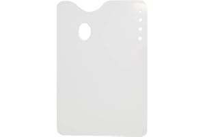 ARTWAY - Mischpalette - rechteckig & flach - groß - 350 x 235 mm (14 x 9), Flat, Weiß, 1 Stück
