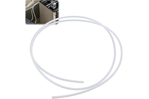 TYBYBB Tubo PTFE 2,5 mm ID × 4 mm OD Tubo Teflon Ultra-Liscio 1.2m, Stampante 3D Tubo, compatibile con Bambu Lab A1/A1 mini/P1P/P1S/X1C Creality K1/K1 Max/Ender 3 V3 Tubo in PTFE Trasparente