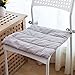 Produktbild NYTYU Leinen/Stuhlkissen, Stuhl Kissen, Baumwolle und Leinen Einfache Kissen Esstisch Stuhl Kissen Sommer Atmungsaktive Büro dünne Sofa Sitzkissen,D_50*50cm