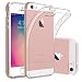 Produktbild iPhone SE 5S 5 Hülle, FayTun iPhone SE 5S Schutzhülle Case Silikon- Crystal Clear Ultra Dünn Durchsichtige Backcover Handyhülle TPU Case für iPhone SE 5S 5 5C (Transparent)
