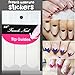 Gellen Brand Nail Art French Manicure Tip Guides Stickers Kits +UV LED Soak Off Nail Gel Polish 8 ML 2PCS(66+108)