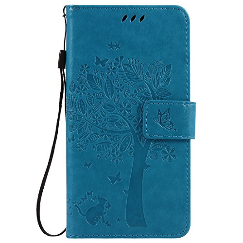 Nancen Tasche Hülle für Sony Xperia X Flip Schutzhülle Zubehör Lederhülle mit Silikon Back Cover PU Leder Handytasche im Bookstyle Stand Funktion Kartenfächer Magnet Etui Schale