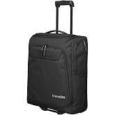 travelite Small Trolley Travel Bag with Wheels, Practical Hand Luggage Cover for Holidays and Sports, 55 cm, 44 Litres