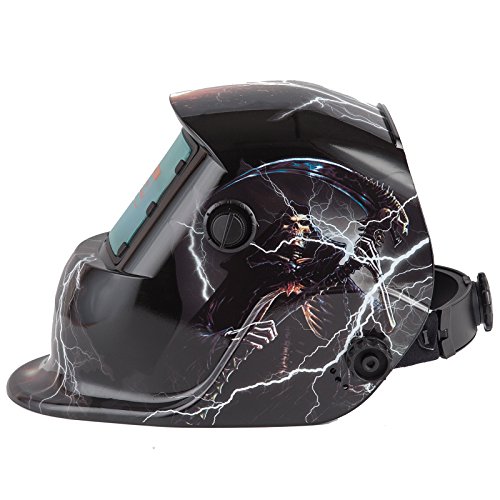 Automatik Schweißhelm + Solarzellen inkl.2 Vorsatzscheiben Schweißschirm SN860 - 3
