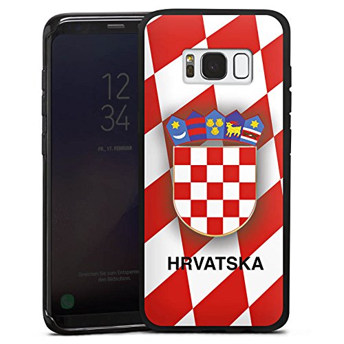 DeinDesign Samsung Galaxy S8 Silikon Hülle Case Schutzhülle Kroatien Em Trikot Football Fussball