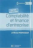 Image de Comptabilité et finance d'entreprise Tle STG : Livre du professeur (1CD audio)