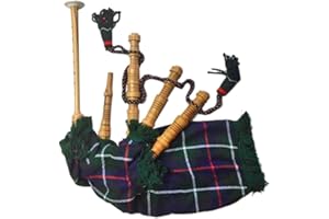 IMPERIAL KILT PRODUCTS Cornamusa giocabile per bambini, cornamusa giocattolo per bambini, 2 ance con borsa (Mackenzie Tartan)