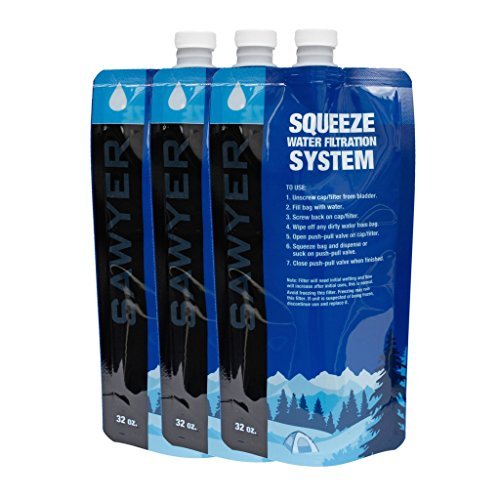 SawyerProducts SP113 Squeezable Pouch, 32-Ounce, by Sawyer Products