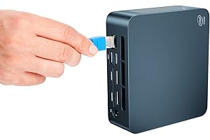 TRIGKEY Mini PC I3 Intel Core 8109U con 16GB DDR4 500GB SSD Speed S Mini Ordenador De Oficina OS Pro, Dual HDMI 4K, WiFi 5, BT4.2, 4*USB3.0,Zoom/Office/CAD/Netfilx